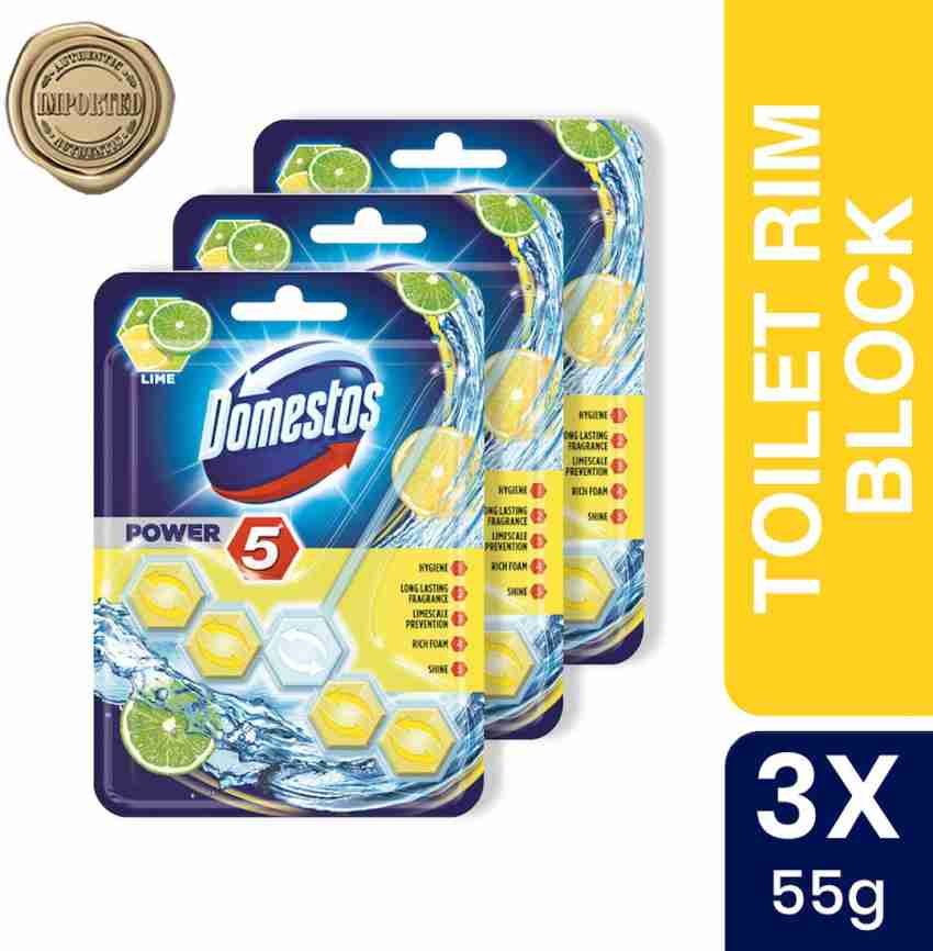 Domestos Aromatic Toilet Bowl Cleaner power 5 lime, 5 Count – Peppery Spot