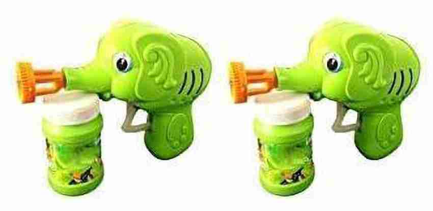 Bubble Gun Elephant Hand-Pressing Bubble Gun Toy for Kids with Bubble  Liquid Bottle Fun Loading for Kids, Children & Toddlers (Multi Color)