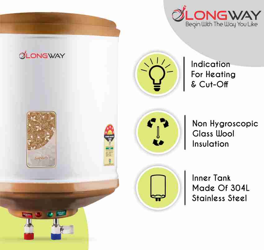 Longway 6 L Instant Water Geyser (SUPERB, IVORY) Price in India - Buy  Longway 6 L Instant Water Geyser (SUPERB, IVORY) online at Flipkart.com
