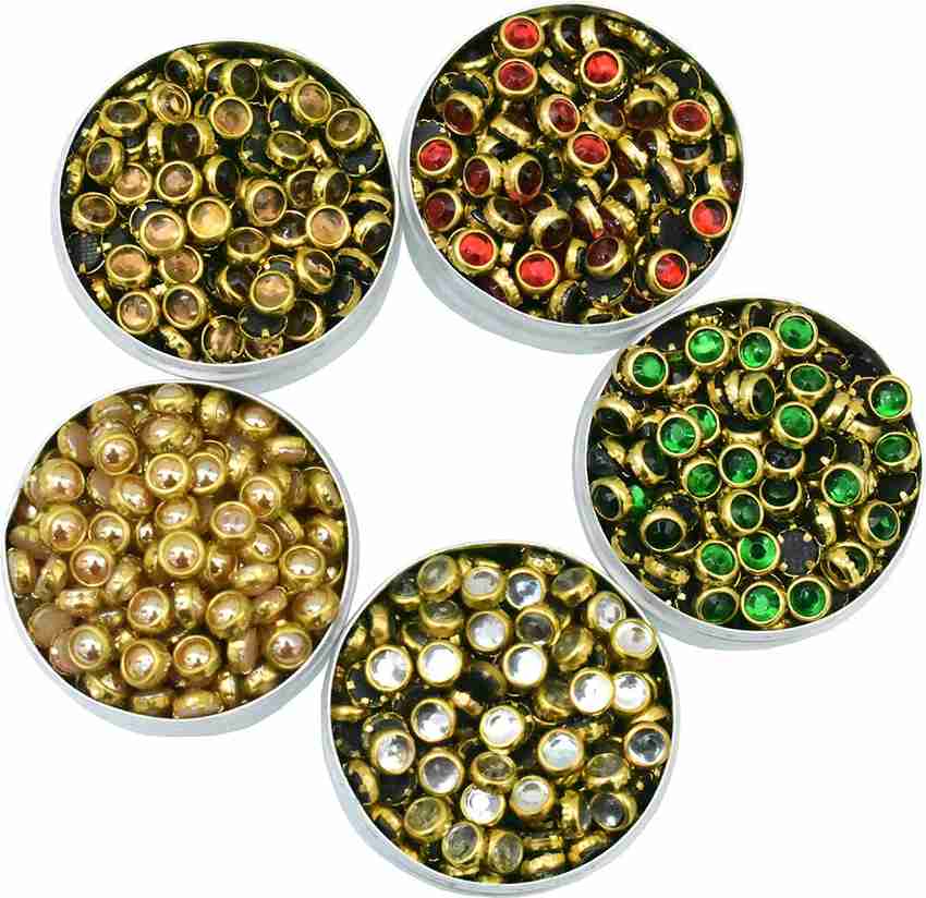 Types of kundan stones store