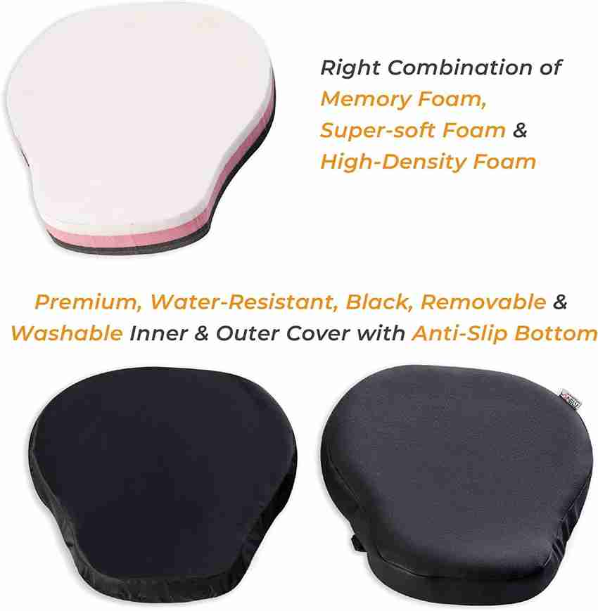FOVERA Motorcycle Seat Cushion for Two Wheeler Commute Long Bike Rides Single Bike Seat Cover For Universal For Bike NA Price in India Buy FOVERA Motorcycle Seat Cushion for Two