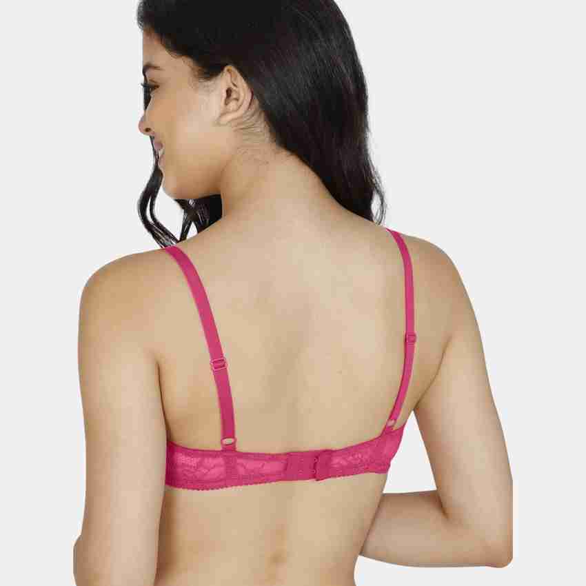 Zivame Lightly Padded Wired Pushup Bra - 38b, Sky Blue at Rs 230