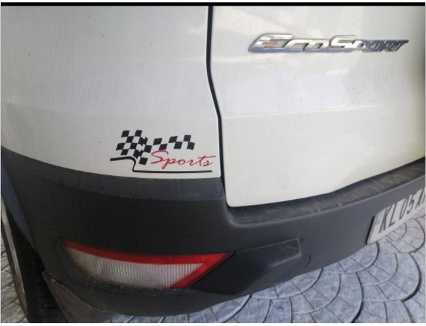 Rear online bumper sticker