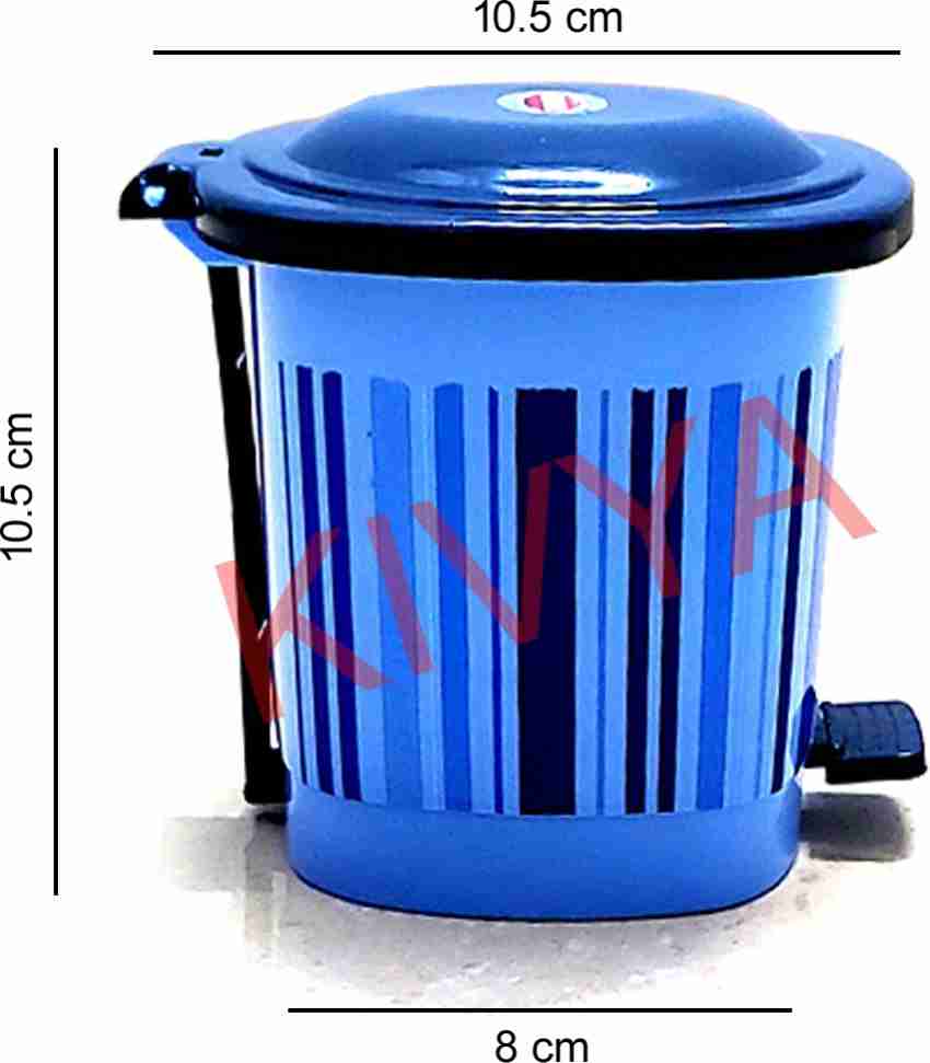 Metal Iron Buckets Desktop Garbage Bin Car Waste Can Small Garbage