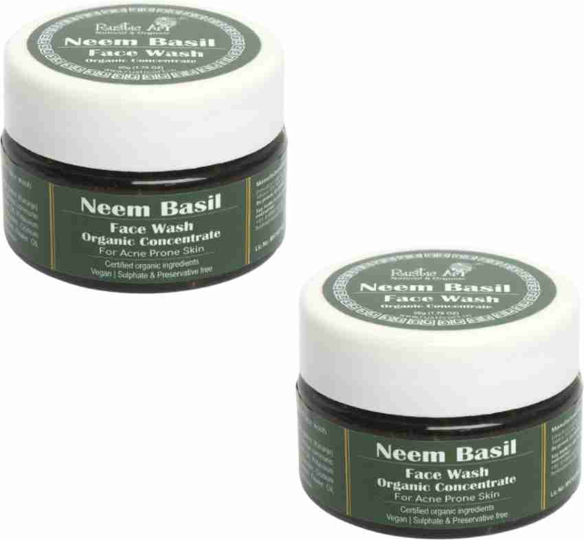 RUSTIC ART Organic Neem Basil Concentrate Anti Acne Deep