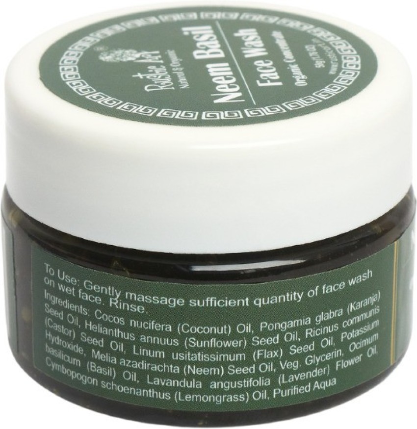 RUSTIC ART Organic Neem Basil Concentrate 50g Face Wash Price in