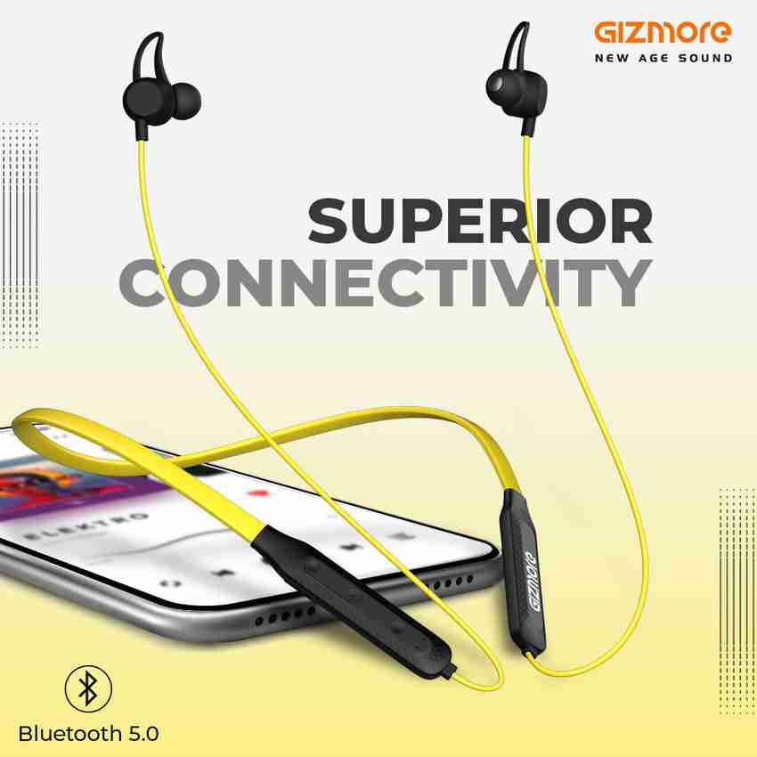 Gizmore MN218 Wireless Neckband Magnetic Earphones Bluetooth Price in India Buy Gizmore MN218 Wireless Neckband Magnetic Earphones Bluetooth Online Gizmore Flipkart