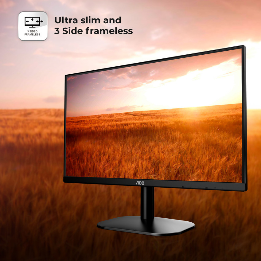 Buy AOC 24B2XH 23.8 Inch FHD 75Hz IPS Panel 8MS LED Monitor - Computech  Store