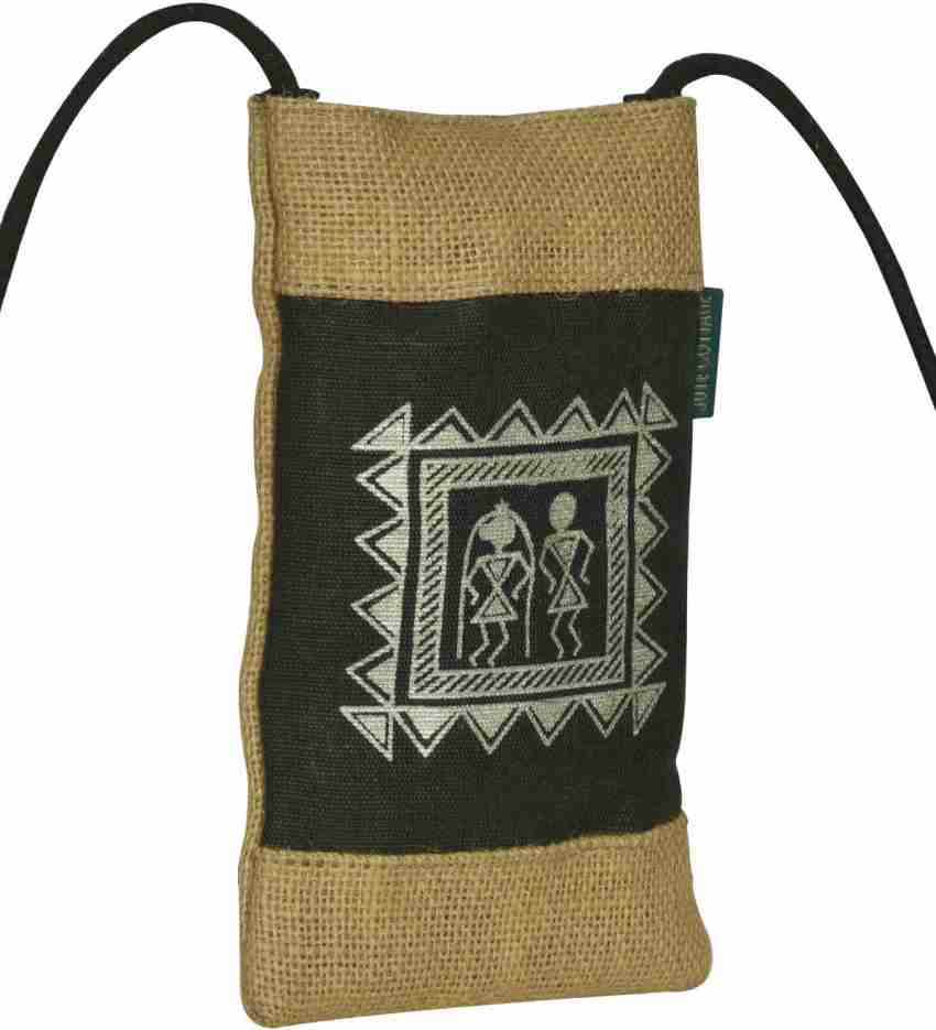 Jute mobile clearance pouch