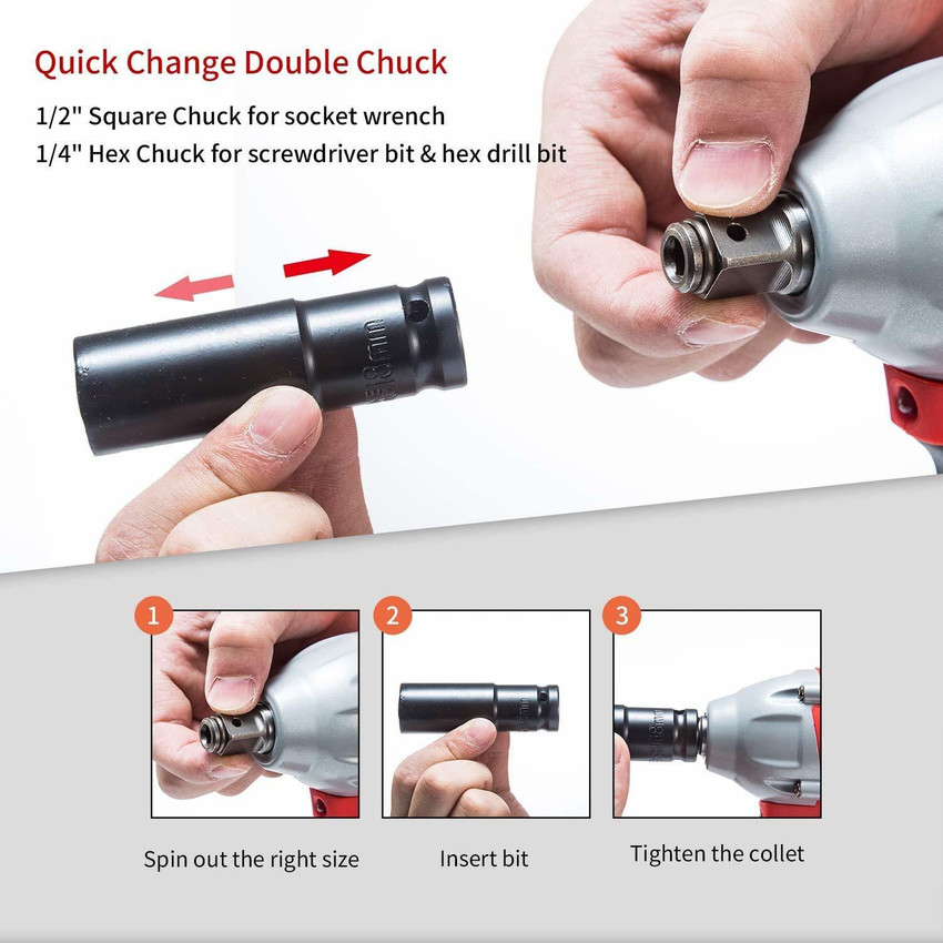 Impact wrench chuck hot sale