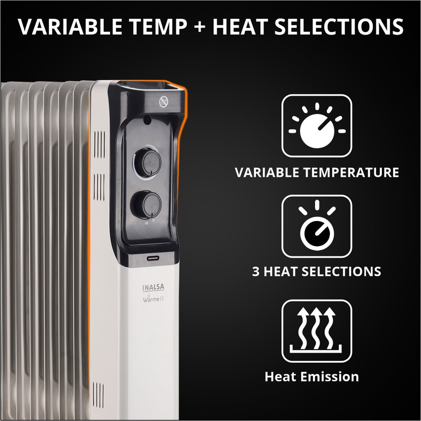 Inalsa Warme 11 Warme 11 Oil Filled Room Heater Price in India - Buy Inalsa  Warme 11 Warme 11 Oil Filled Room Heater online at Flipkart.com