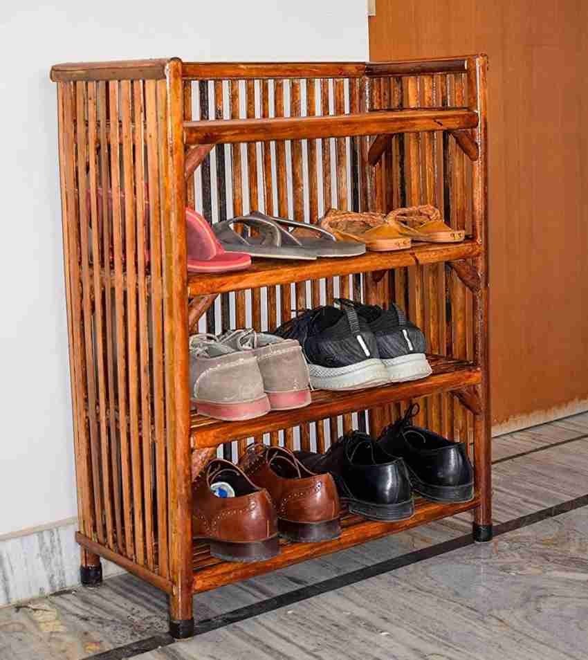 Wooden hot sale shoe rack