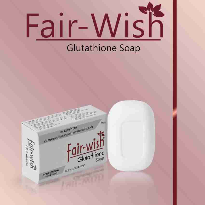 FAIR WISH Glutathione Skin Whitening Soap with Aloe Vera