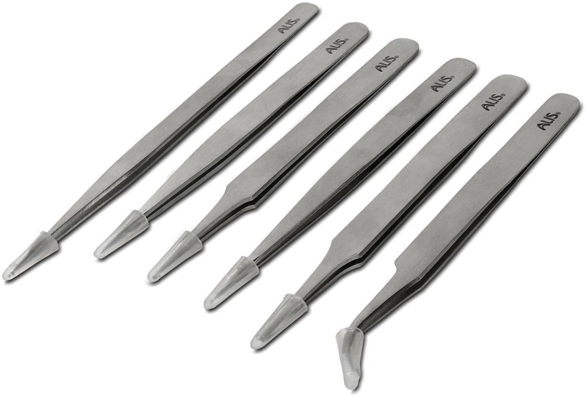 Set Tweezers Sewing Machine  Industrial Tweezers - Tweezers Anti-static  Set - Aliexpress