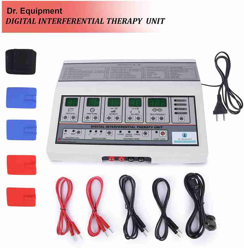 Interferential Physical Therapy Machine IFT Physiotherapy Unit  Electrotherapy