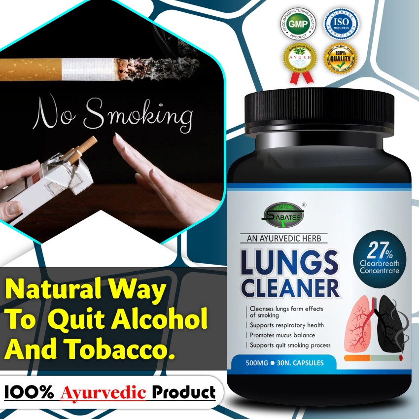 Sabates Lungs Cleaner Multivitamin Dava Smokers Cleanses