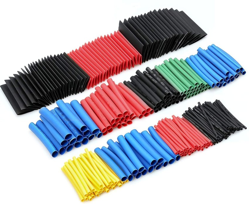 Afflatus Wire Sleeve Cable Sleeve Wrap Heat Shrink Tube 560 Pieces
