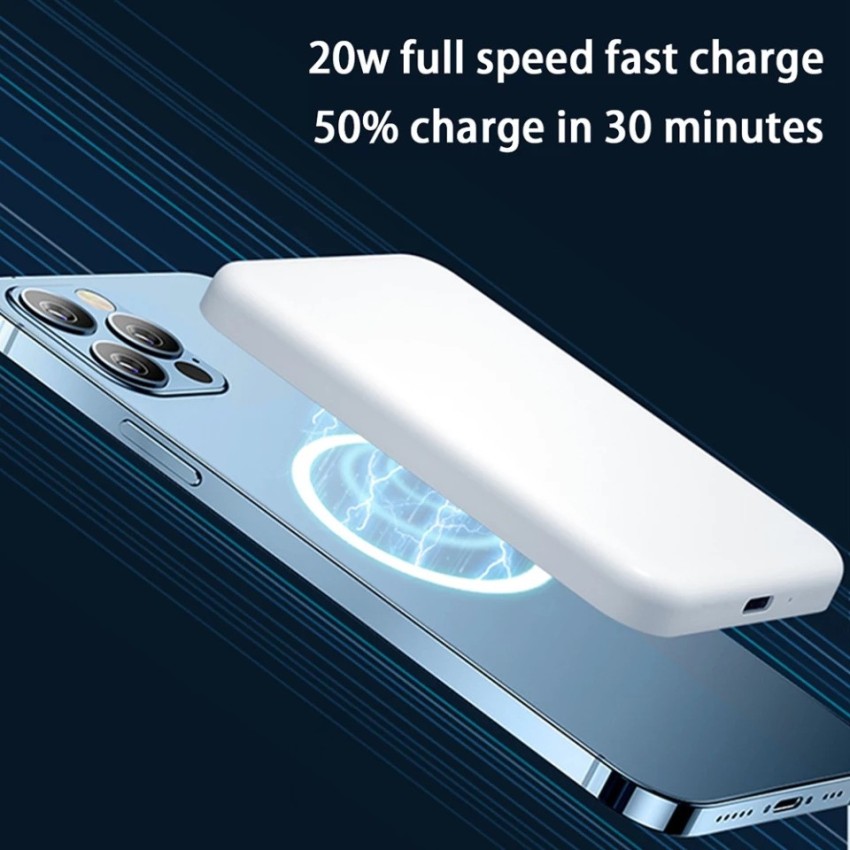 Voiture 5000mAh Portable Magnetic Wireless Power bank Mobile Phone External  Battery For iphX/11/11pro/12mini/12pro/13mini/13/13pro power bank battery  Charging Pad Price in India - Buy Voiture 5000mAh Portable Magnetic Wireless  Power bank Mobile Phone