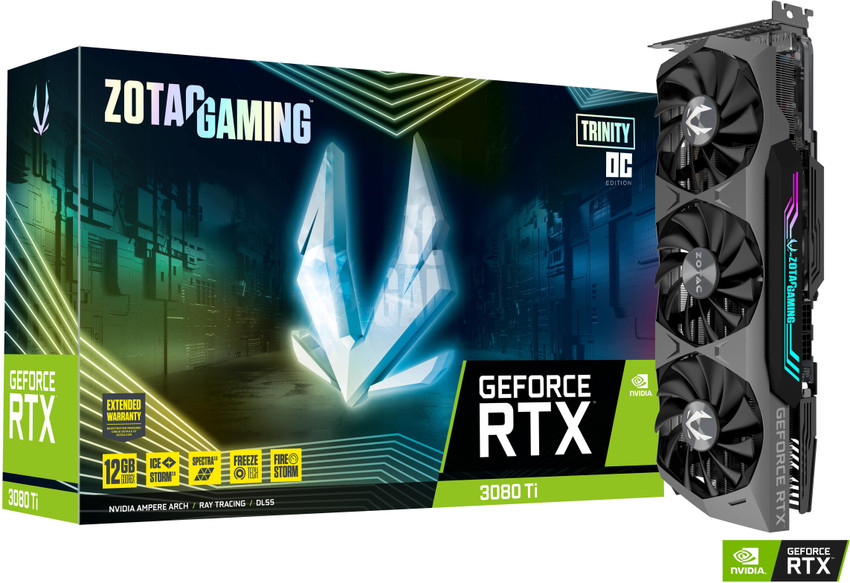 ZOTAC RTX 3080 Ti Trinity OC GDDR6X 12 GB NVIDIA Chipset 384 bit  