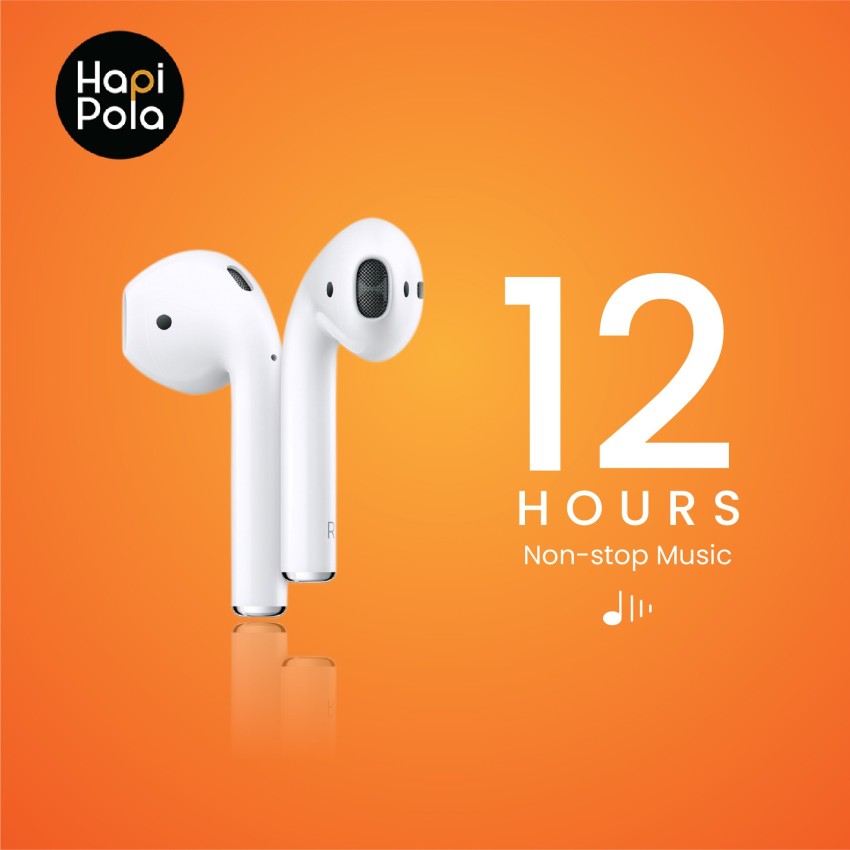 Hapi Pola TWS 2 with 12h playback time black Bluetooth Headset