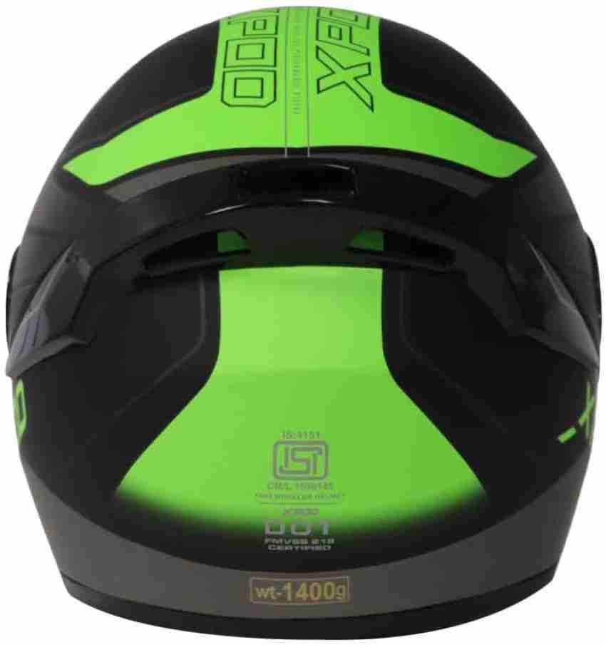 Neon green hot sale motorcycle helmet