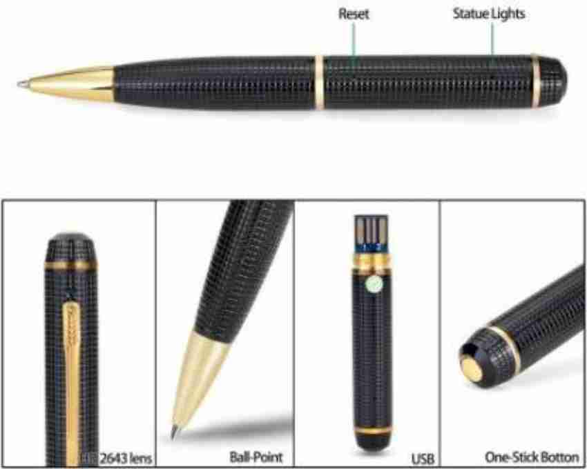 Spy pen hd video camera with microphone clearance