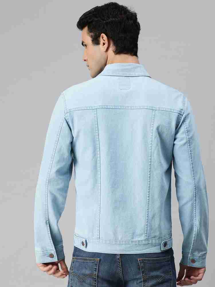 Urbano Fashion Full Sleeve Solid Men Denim Jacket