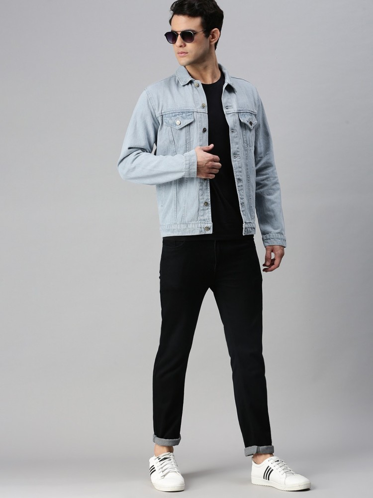 Urbano Fashion Full Sleeve Washed Men Denim Jacket - Buy Urbano Fashion  Full Sleeve Washed Men Denim Jacket Online at Best Prices in India
