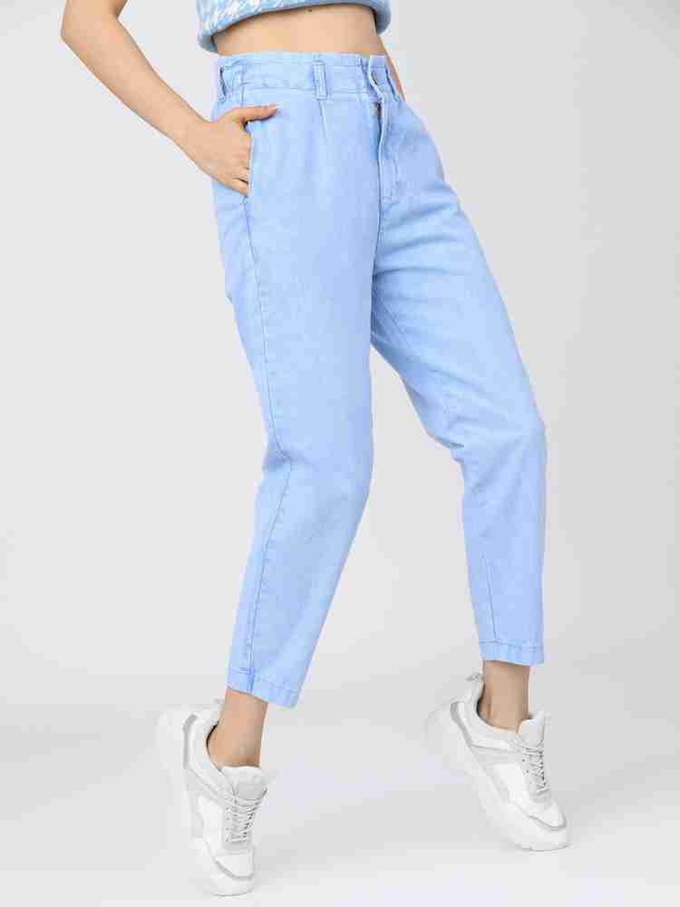 Tokyo Talkies Boyfriend Women Light Blue Jeans - Buy Tokyo Talkies  Boyfriend Women Light Blue Jeans Online at Best Prices in India