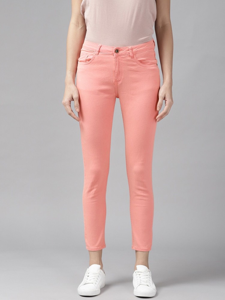 CEFALU Skinny Women Pink Jeans - Buy CEFALU Skinny Women Pink Jeans Online  at Best Prices in India