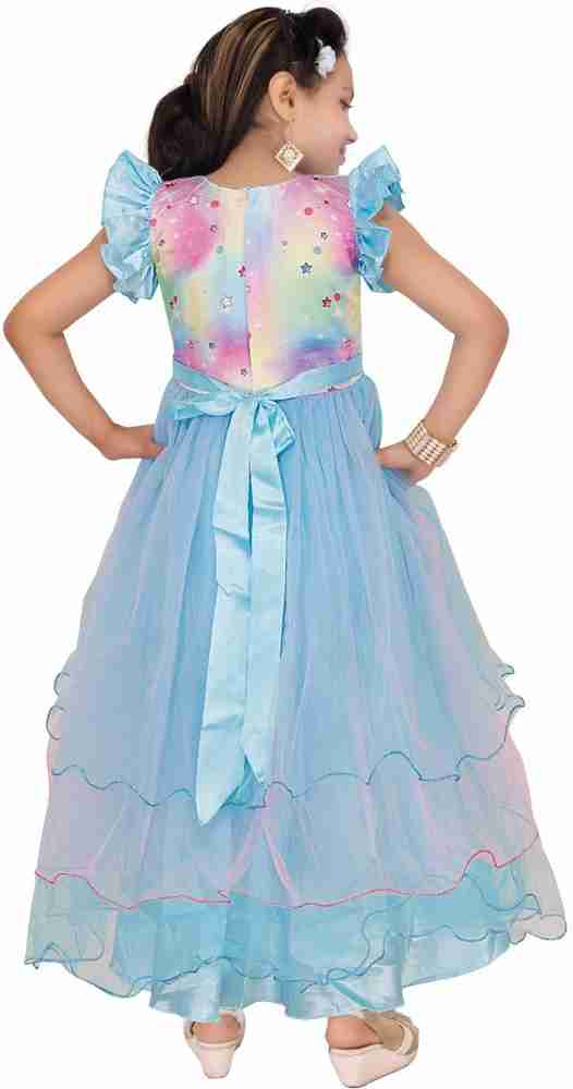 My Lil Princess Girls Maxi Full Length Party Dress