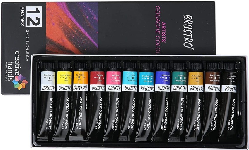 ShinHan Professional Designer Gouache 15ml Tube set of 12 | Artzo India