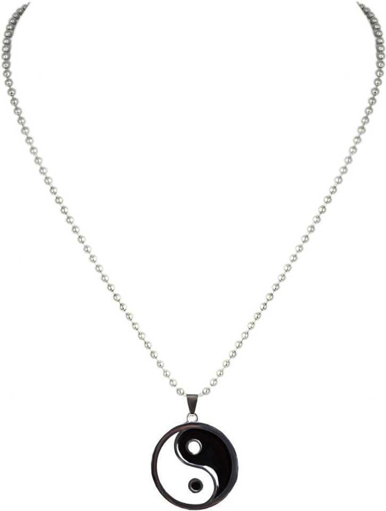 Yin yang top necklace for guys