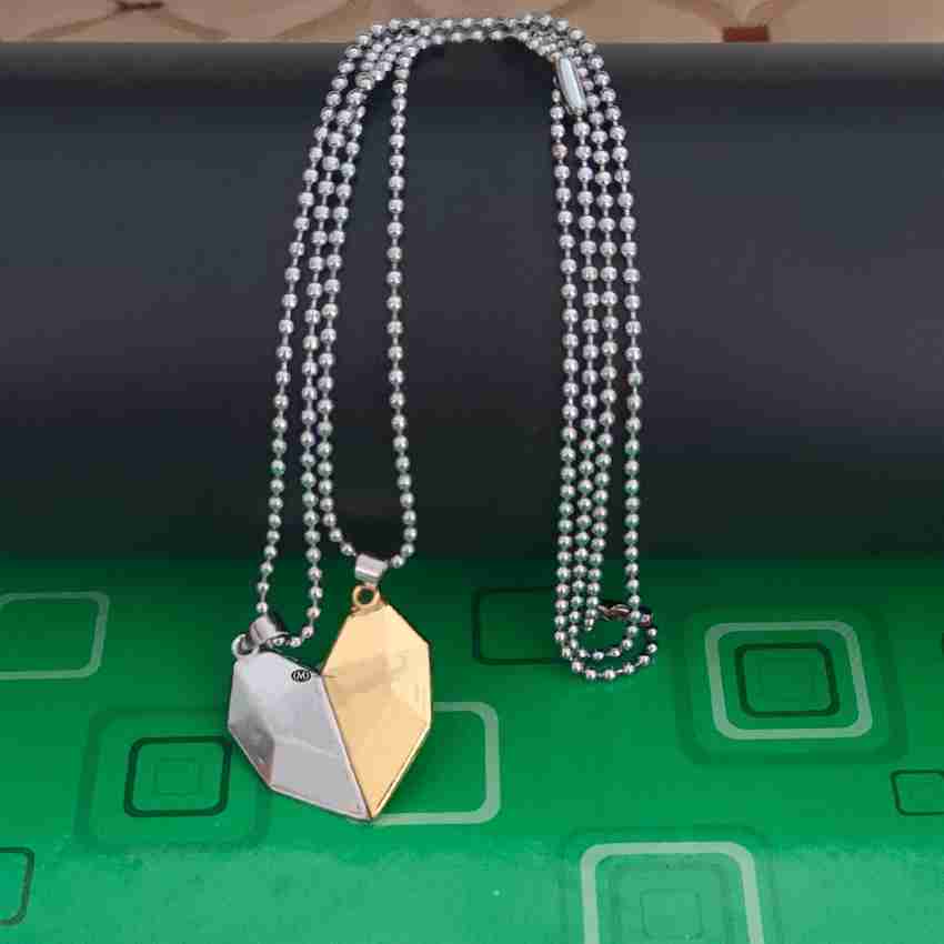 M Men Style Romantic Valentine's Day Wish Stone Couple Love Heart