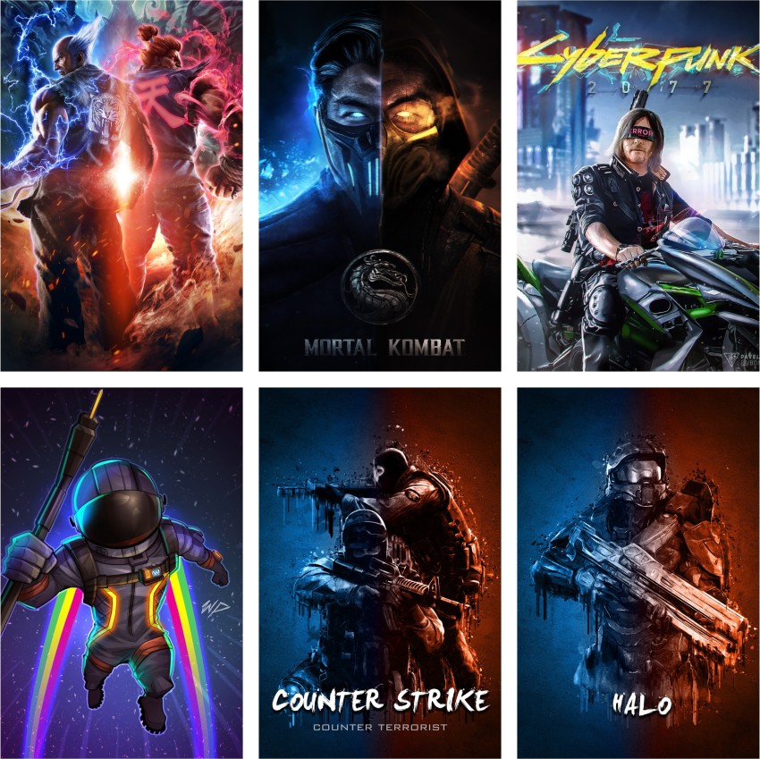 Pack of 12 gaming wall poster gamers room posters (Size_12x18 inch,Glossy)  Paper Print - Gaming posters in India - Buy art, film, design, movie,  music, nature and educational paintings/wallpapers at