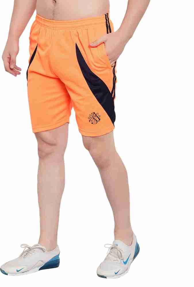 Mens orange basketball shorts sale