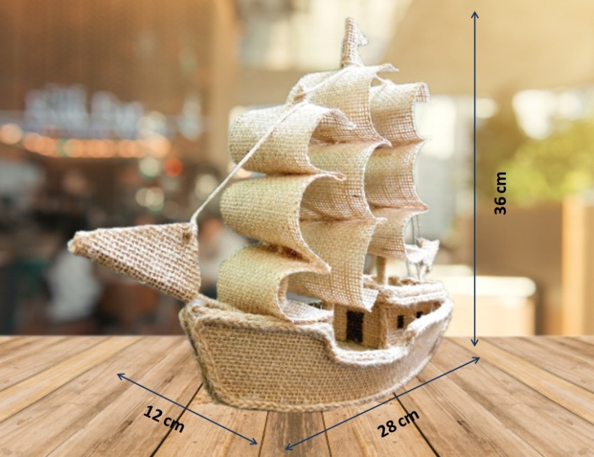 Decor India crafts Hand crafted Jute boat Decorative Showpiece - 36 cm  Price in India - Buy Decor India crafts Hand crafted Jute boat Decorative  Showpiece - 36 cm online at
