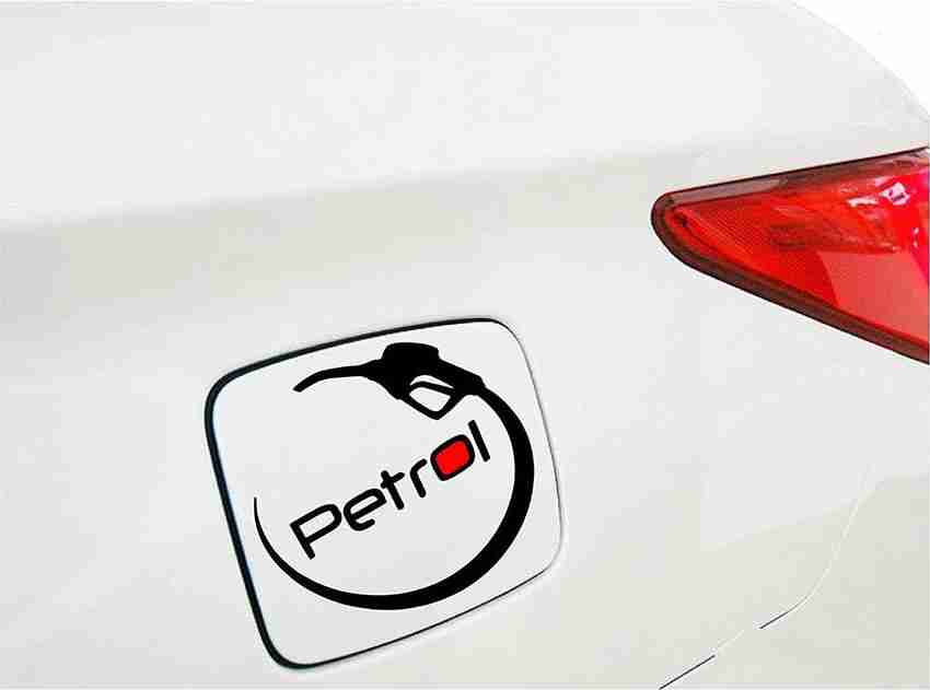 Unique petrol shop sticker for car