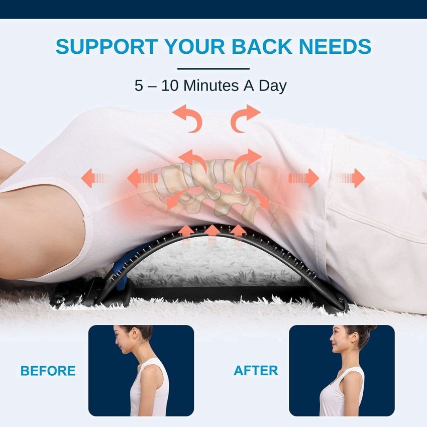 26Bst Pain Relief Multi-Level Lumbar Spine Stretching Massager for Bed &  Chair & Car Back / Lumbar Support - Buy 26Bst Pain Relief Multi-Level Lumbar  Spine Stretching Massager for Bed & Chair