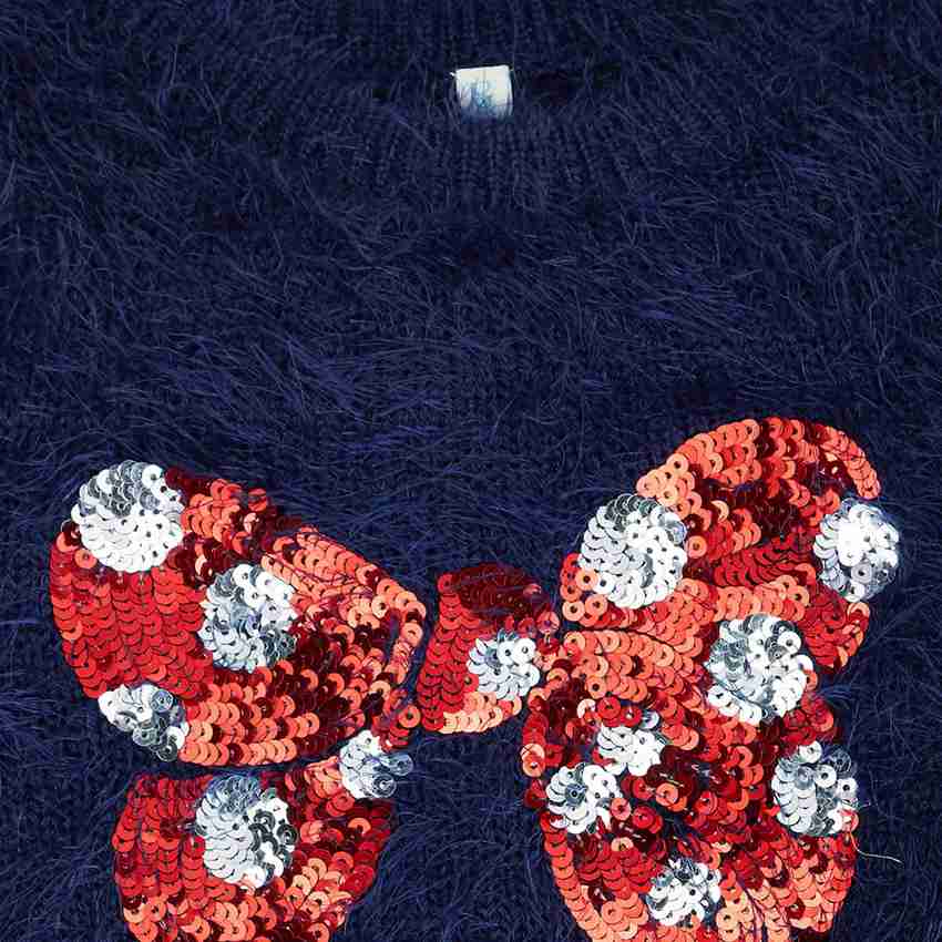 Pantaloons Junior Embellished Round Neck Casual Girls Blue Sweater Buy Pantaloons Junior Embellished Round Neck Casual Girls Blue Sweater Online at Best Prices in India Flipkart
