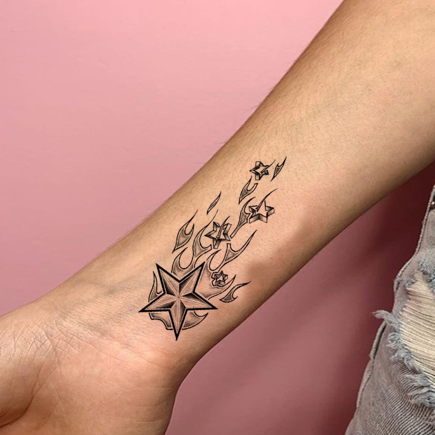 Buy Small Cute Stars Temporary Tattoo Online in India  Etsy