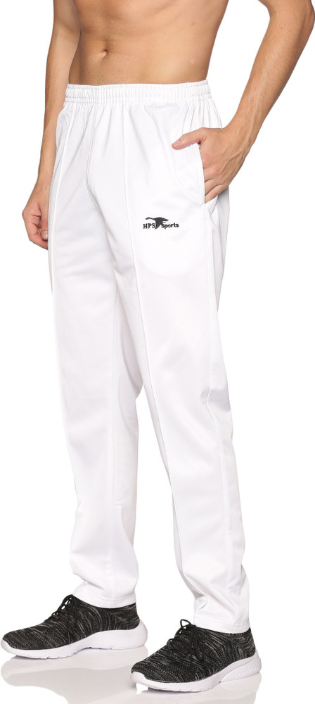 HPS Sports Solid Men White Track Pants Buy HPS Sports Solid Men