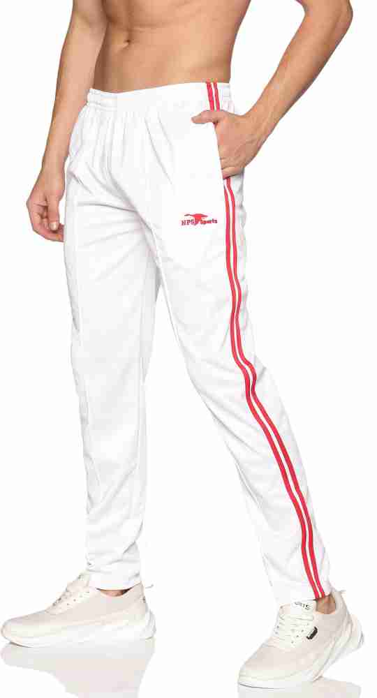White red track pants top