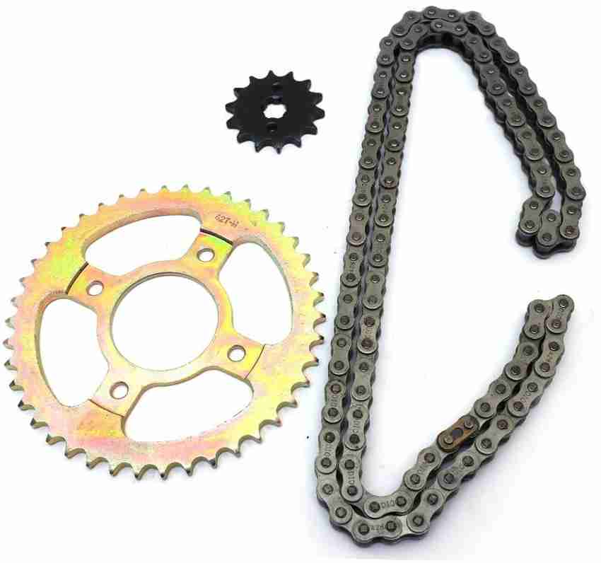 COUNTRY WHEELS Heavy Duty Chain Sprocket Kit for Hero Splendor Y2K