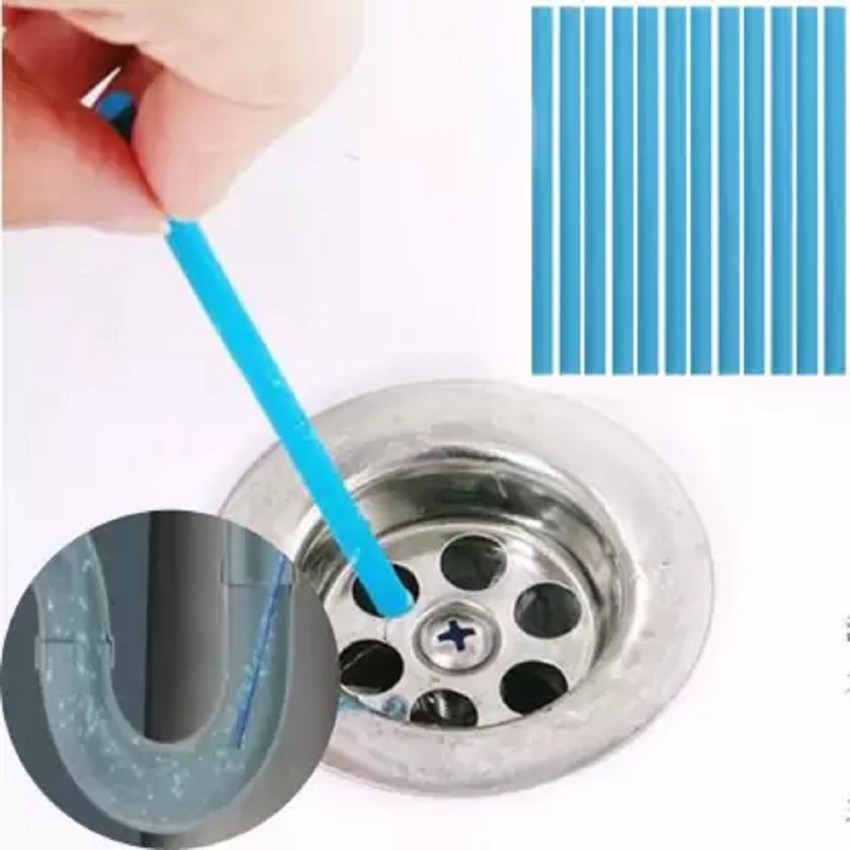 1pc Blue Drain Cleaner For Kitchen And Bathroom, Sink Plunger Tool