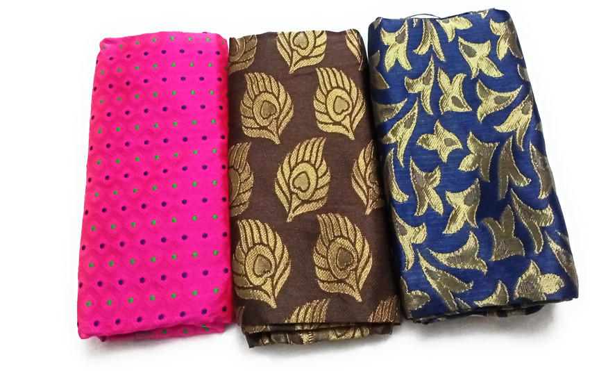 Cotton colors Cotton Silk Embellished Self Design Blouse Material Price in India Buy Cotton colors Cotton Silk Embellished Self Design Blouse Material online at Flipkart