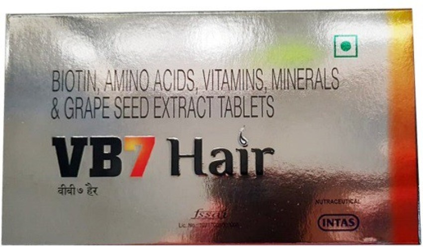 Vb7 Hair Strip Of 10 Tablets Uses Side Effects Price  Dosage  PharmEasy