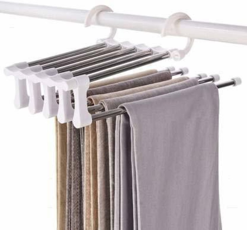 Stainless Steel Cloth Dryer Pants Rack Clothes Hangers Trousers