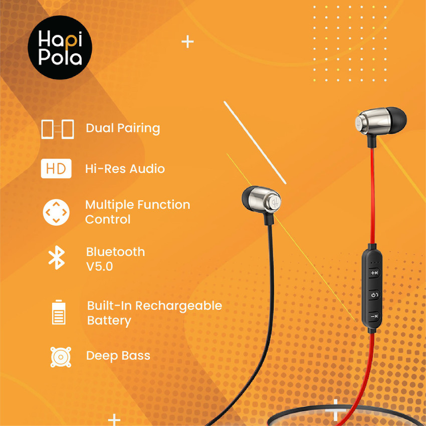 Hapi pola bluetooth hotsell earphones review