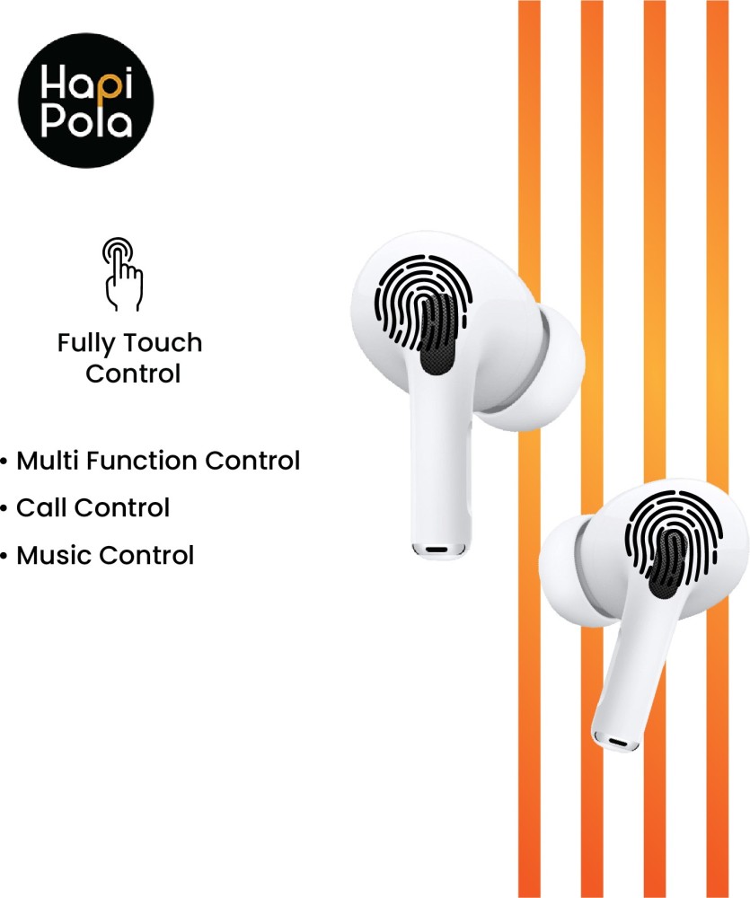 Hapi Pola Tws Tosspro earbuds with 30h playback time Bluetooth